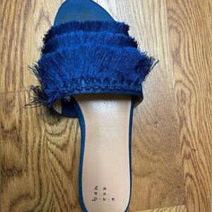 A New Day Royal Blue Sandals Size 8